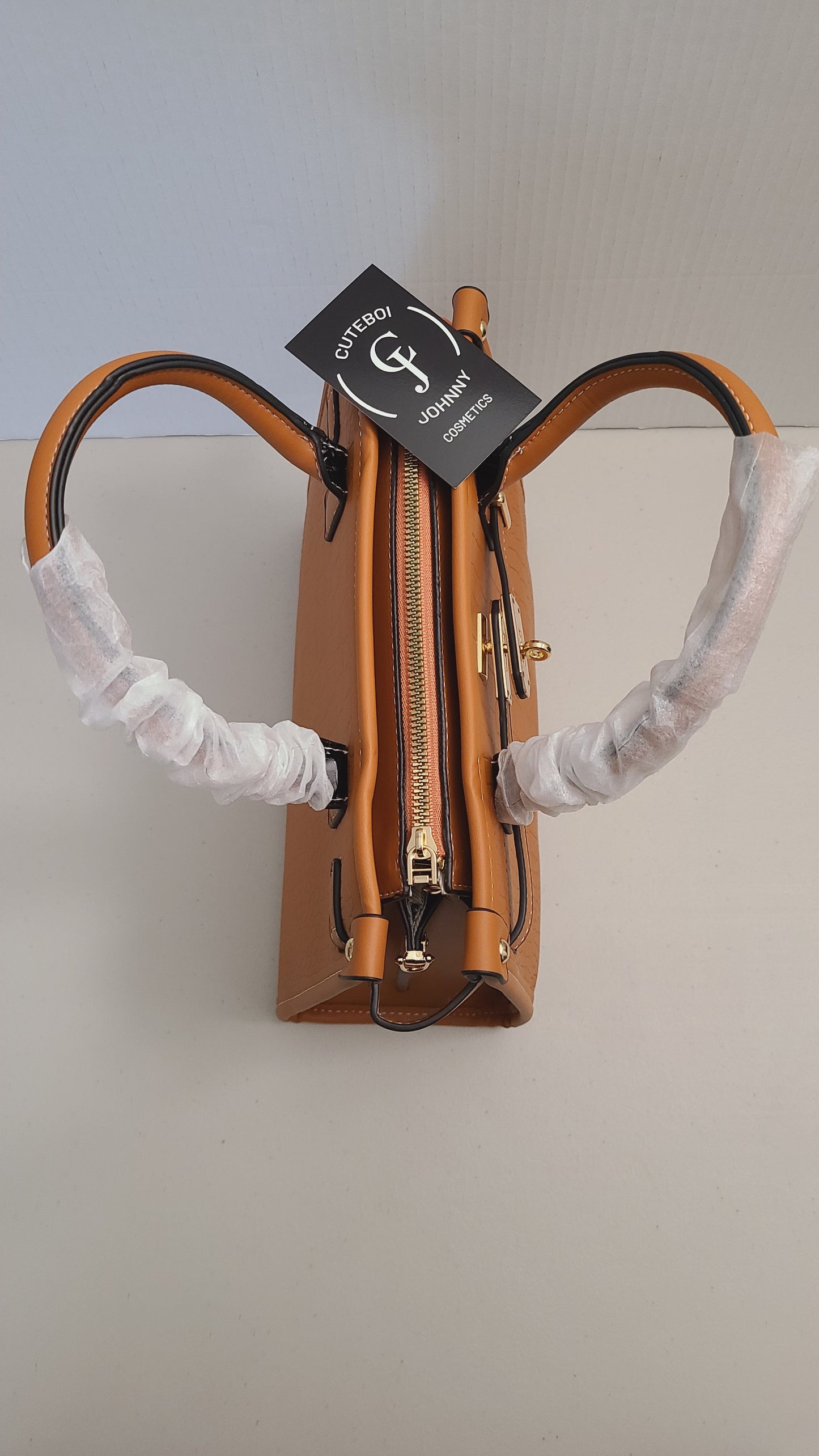 Turn lock Handbag Style #2 (Yellowish Brown)