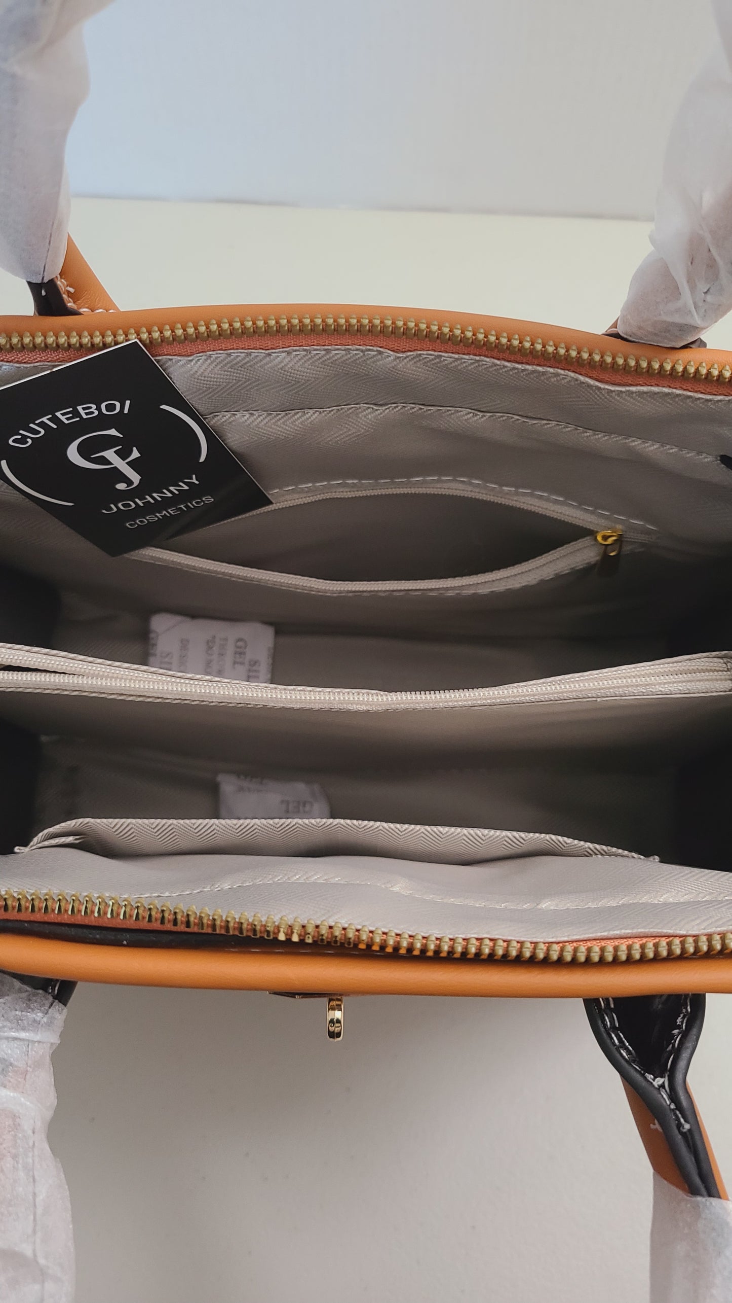 Turn lock Handbag Style #2 (Yellowish Brown)