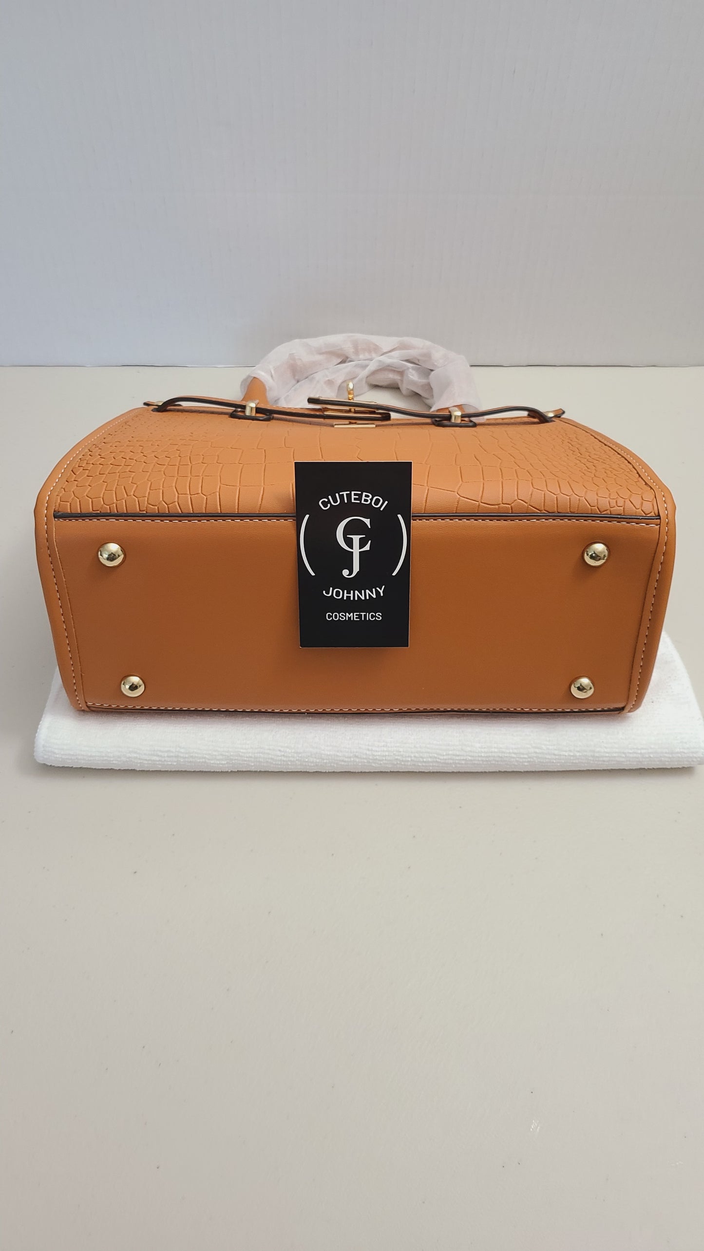 Turn lock Handbag Style #2 (Yellowish Brown)