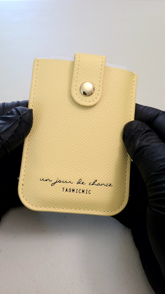 "Dusty Yellow" Mini Card Holder
