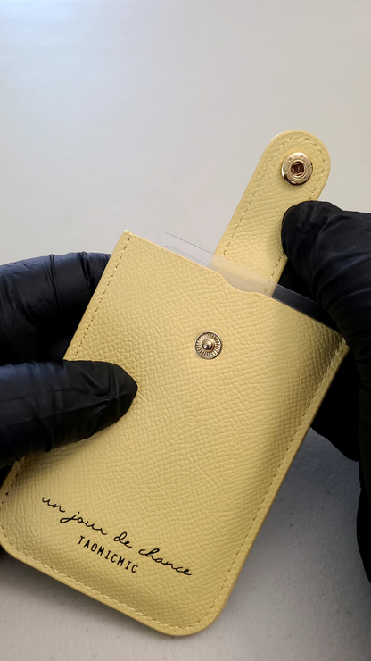"Dusty Yellow" Mini Card Holder