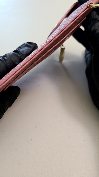 "Mauve pink" Cross Shoulder wallet