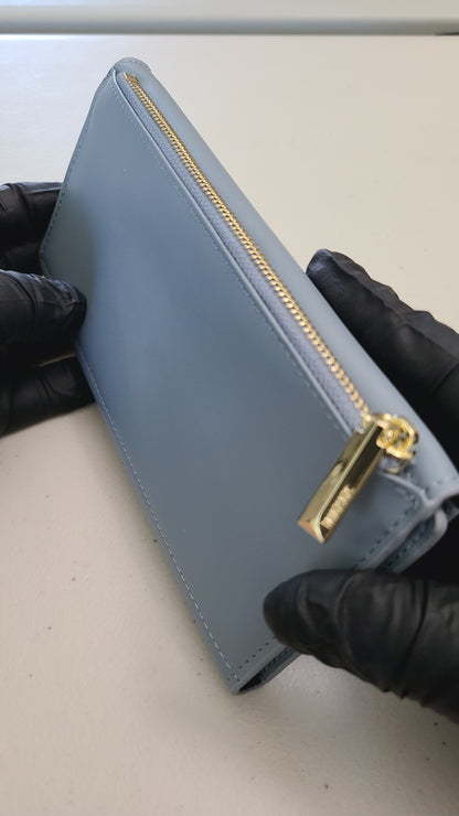 "Grey blue" Long Wallet
