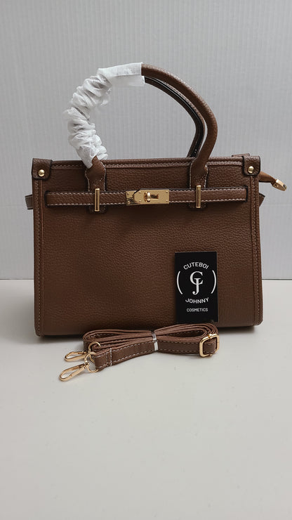 Turn lock Handbag Style #1 (Coffee)