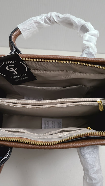 Turn lock Handbag Style #1 (Coffee)