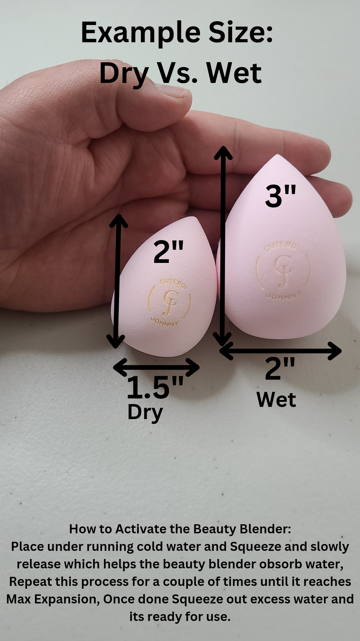 "Pastel Pink" Beauty Blender (1pc)