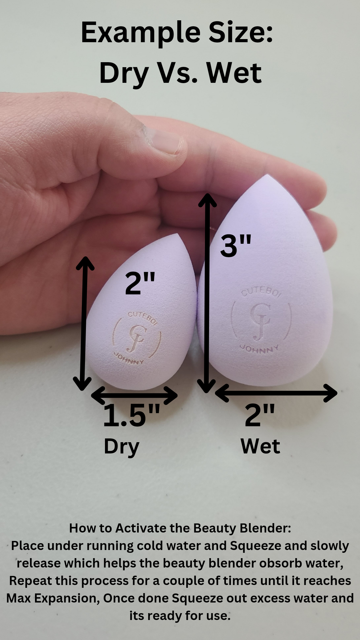 "Lavender" Beauty Blender (1pc)